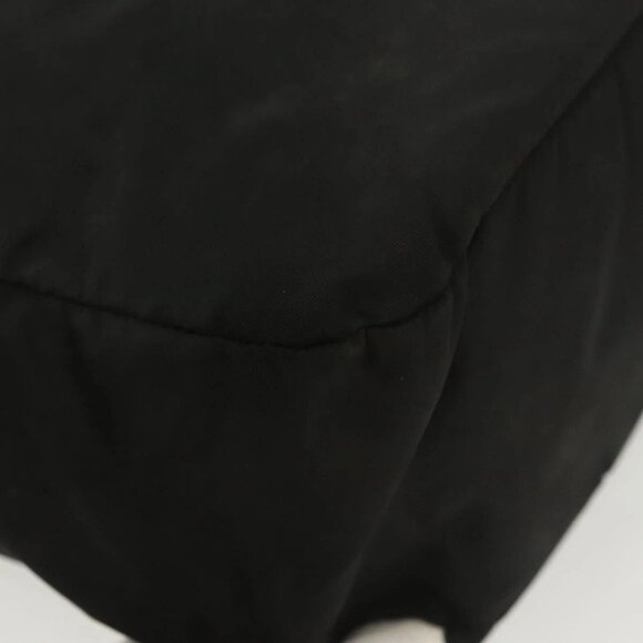 PRADA Hand Bag Nylon Black Silver Auth - Picture 11 of 16